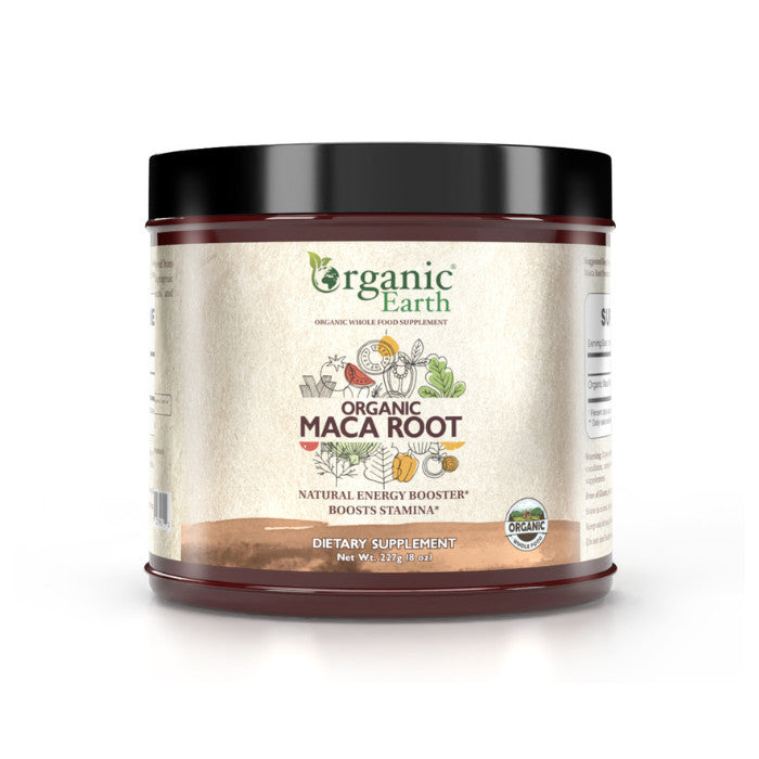 Organic Earth Organic Earth Maca Root Powder for Energy and Vitality Support - 227g - Image 2