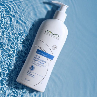 Bionnex Perfederm Moisturizing Body Cream for Dry and Atopic Skin, Deep Hydration with Shea Butter - 250ml Bionnex