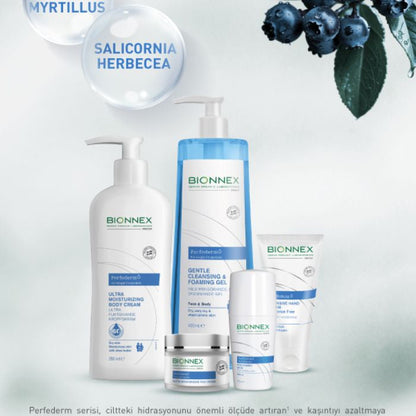 Bionnex Perfederm Moisturizing Body Cream for Dry and Atopic Skin, Deep Hydration with Shea Butter - 250ml Bionnex