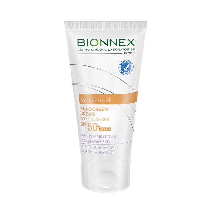 Bionnex Preventiva Sunscreen (SPF 50+) for Oily, Combination and Acne-Prone Skin, Mattifying Protection - 50ml Bionnex