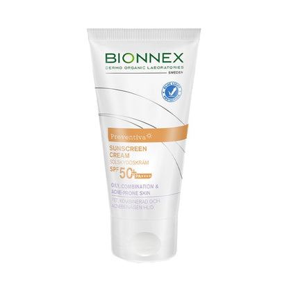Bionnex Preventiva Sunscreen (SPF 50+) for Oily, Combination and Acne-Prone Skin, Mattifying Protection - 50ml Bionnex