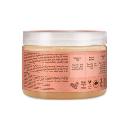 Shea Moisture Coconut & Hibiscus Curling Gel Souffle Define Hydrate and Control Frizz Naturally 340g Shea Moisture