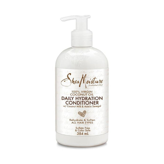 Shea Moisture 100% Virgin Coconut Oil Daily Hydration Conditioner Nourish and Detangle 384ml Shea Moisture