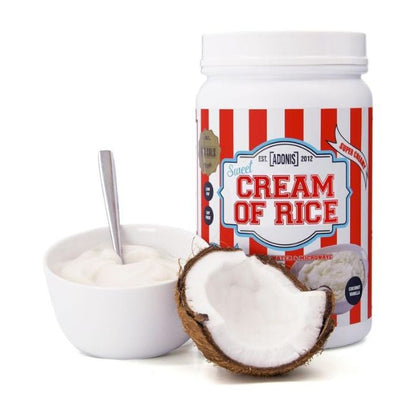 Adonis Gear Cream of Rice Coconut Vanilla, High-Carb Energy Fuel, Muscle Recovery and Growth Formula, 1kg Adonis