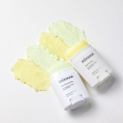 Mixsoon Bean Sun Stick (SPF50) Lightweight Matte Sun Protection with Fermented Plant Extracts - 15g Mixsoon