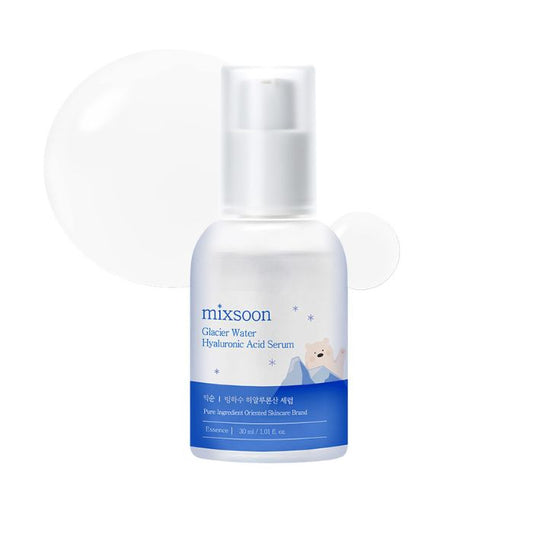 Mixsoon Glacier Water Hyaluronic Acid, Deep Hydration and Skin Barrier Strengthening Serum -30ml Mixsoon