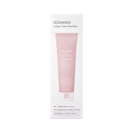 Mixsoon Collagen Glass Skin Peel-Off Mask for Hydration, Elasticity and Radiant Glow - 80ml Mixsoon