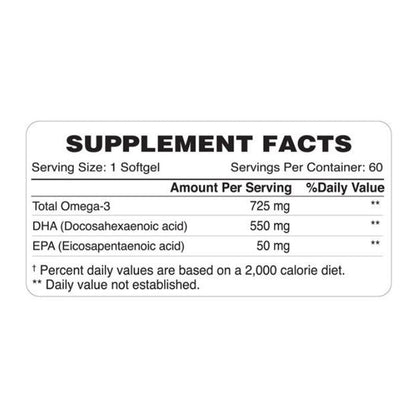 Organic Earth Organic Earth Prenatal DHA for Pregnancy and Lactation Support - 60 Softgels - Image 2