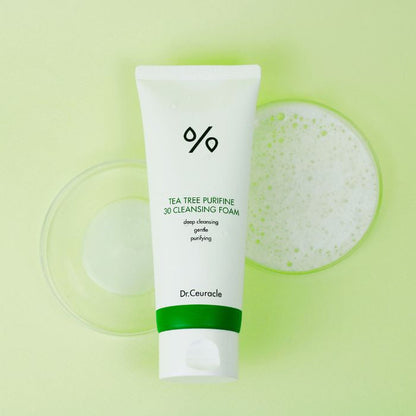 Dr. Ceuracle Tea Tree Purifine Cleansing Foam Mild Sub-Acidic Cleanser for Sensitive Skin 150ml Dr. Ceuracle