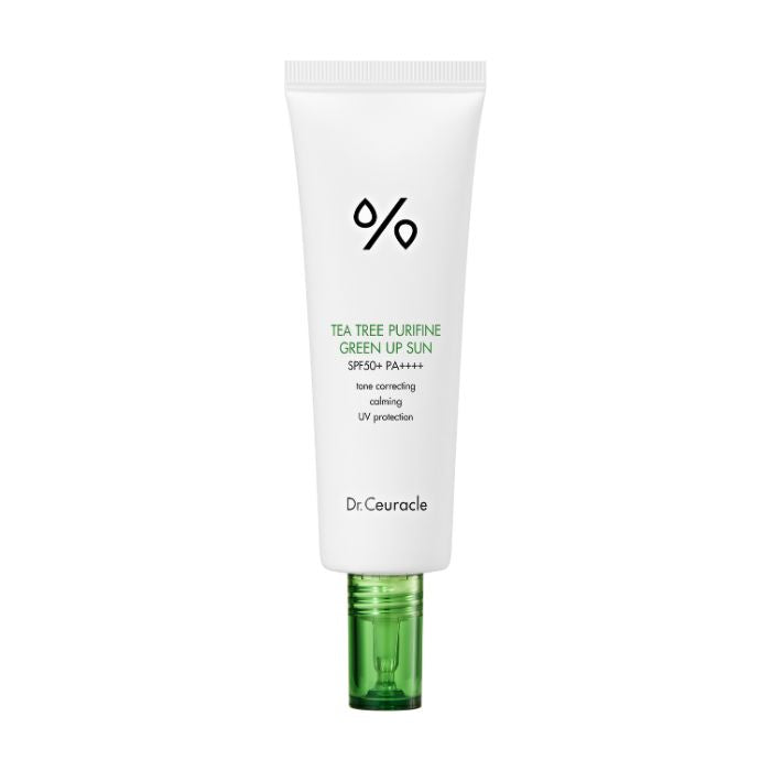 Dr. Ceuracle Tea Tree Purifine Green Up Sun (SPF50+) Calming Sunscreen - 50ml Dr. Ceuracle
