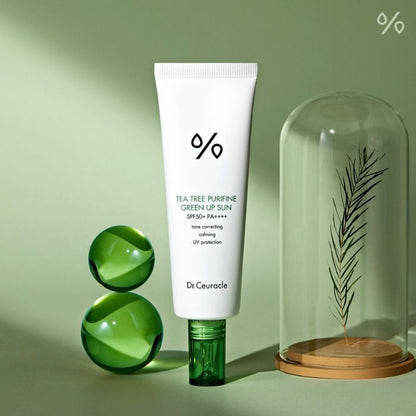 Dr. Ceuracle Tea Tree Purifine Green Up Sun (SPF50+) Calming Sunscreen - 50ml Dr. Ceuracle