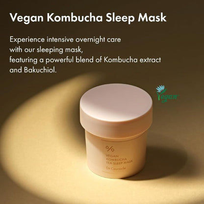 Dr. Ceuracle Vegan Kombucha Tea Sleep Mask, Overnight Hydration and Skin Renewal - 100g Dr. Ceuracle