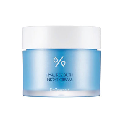Dr. Ceuracle Hyal Reyouth Night Cream, Deep Hydration Overnight Repair Moisturizer - 60g Dr. Ceuracle