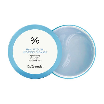 Dr. Ceuracle Hyal Reyouth Hydrogel Eye Mask 90g Deep Hydration and Refreshing Under-Eye Care 60pcs Dr. Ceuracle