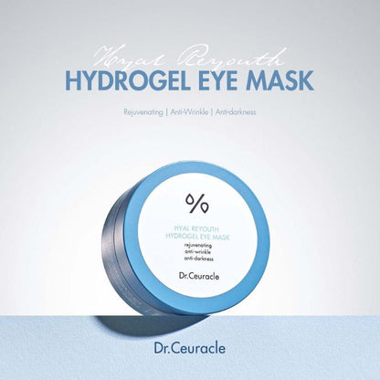 Dr. Ceuracle Hyal Reyouth Hydrogel Eye Mask 90g Deep Hydration and Refreshing Under-Eye Care 60pcs Dr. Ceuracle