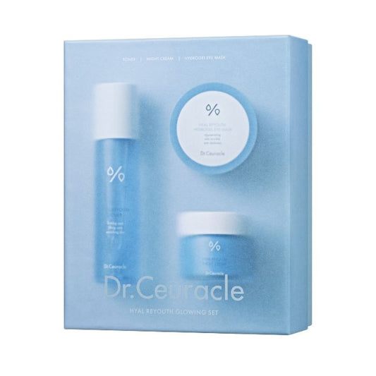 Dr. Ceuracle Hyal Reyouth Glowing Set, Hydrating Skincare Kit for Radiant Skin Dr. Ceuracle