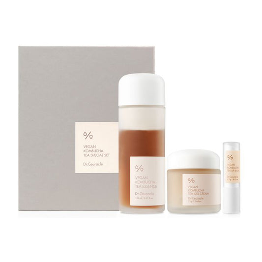 Dr. Ceuracle Vegan Kombucha Tea Special Set Deep Hydration and Nourishing Skincare Kit Dr. Ceuracle