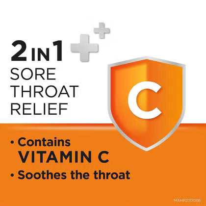 Strepsils Orange With Vitamin C 100 mg Lozenges 24's Strepsils