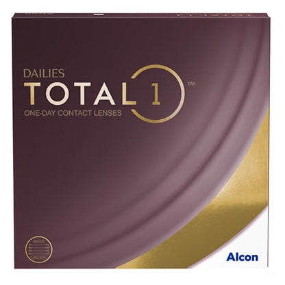 Alcon Dailies Total1 One Day Clear Contact Lenses, Base Curve 8.5, Pack of 90's Alcon