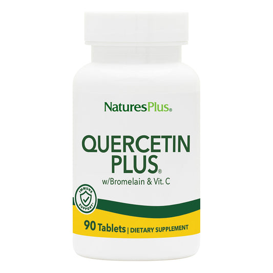 Natures Plus Quercetin Plus With Vitamin C & Bromelain - 90 Tablets Natures Plus
