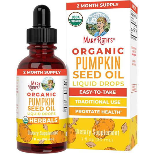 Mary Ruth's Organic Pumpkin Seed Oil Drops Herbals , 30 Ml, Supports Men’s Health Mary Ruth's
