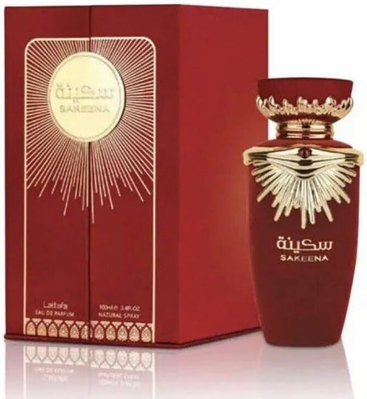 Lattafa Sakeena Eau De Parfum Spray 3.4 Ounce (Unisex) - 100ml Lattafa
