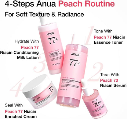 Anua Peach 77% Niacinamide Enriched Moisturizing Cream - 50ml Anua