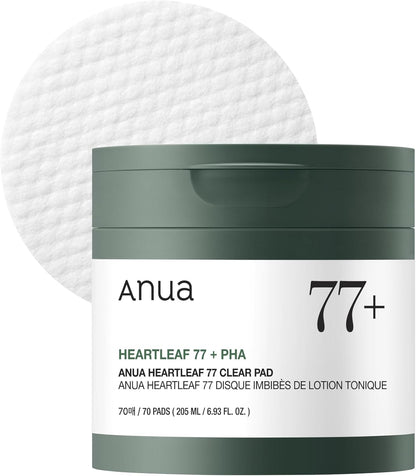 Anua Heartleaf 77% Clear Exfoliating Facial Toner Pads 160ml Anua