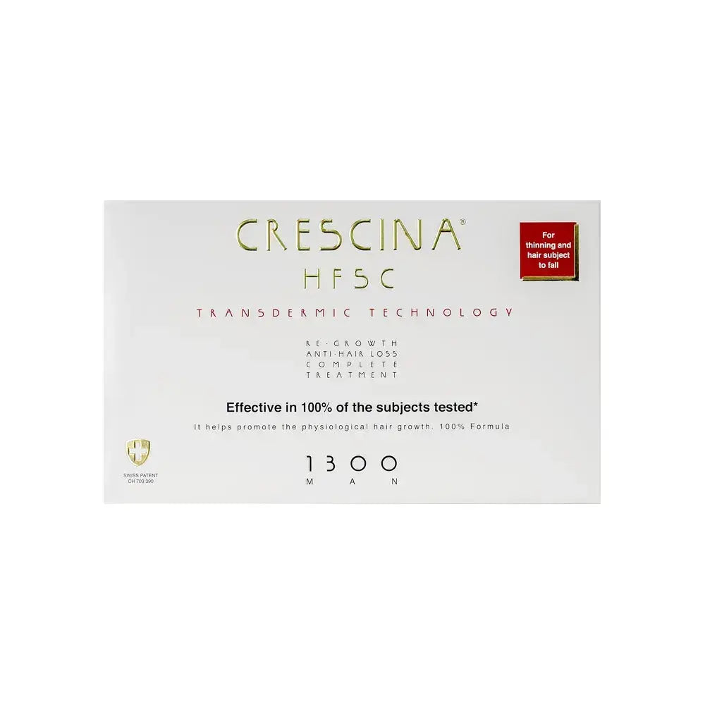 Crescina Crescina HFSC Transdermic 1300 Hair Vials for Men – 10+10 Vials - Image 3