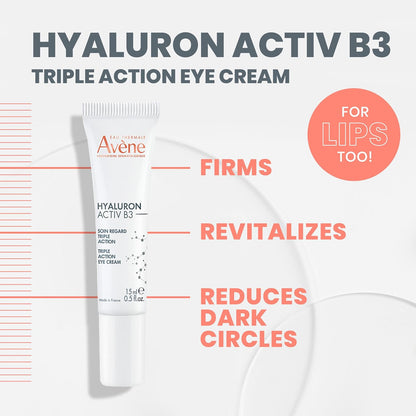 Avene Hyaluron Activ B3 Triple Correction Eye Cream - 15ml Avene