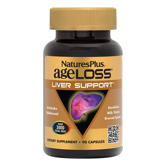 Natures Plus Age loss Liver Support Vegetable capsules - 90's Natures Plus