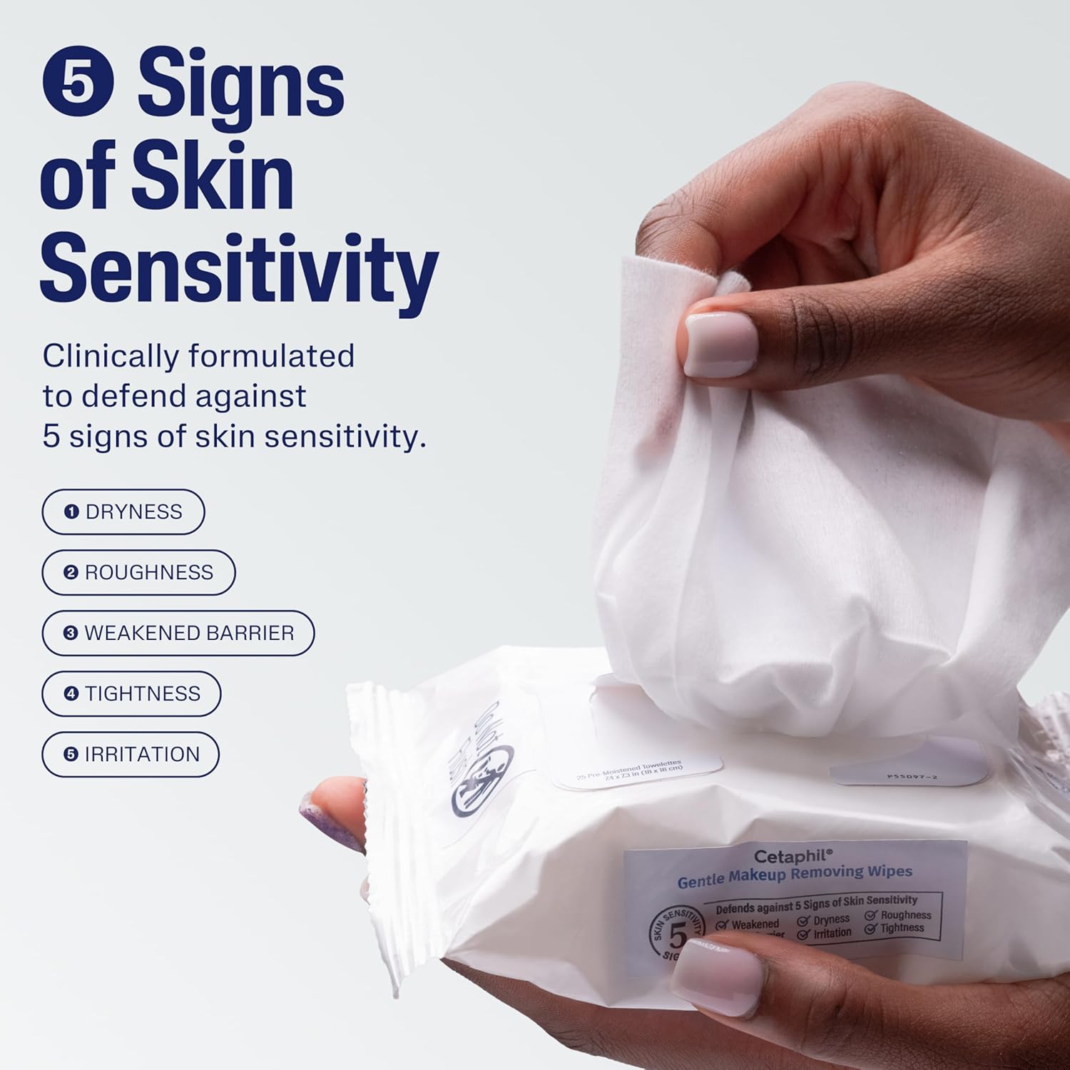 Cetaphil Gentle Makeup Removing Wipes - 25 towelettes Cetaphil