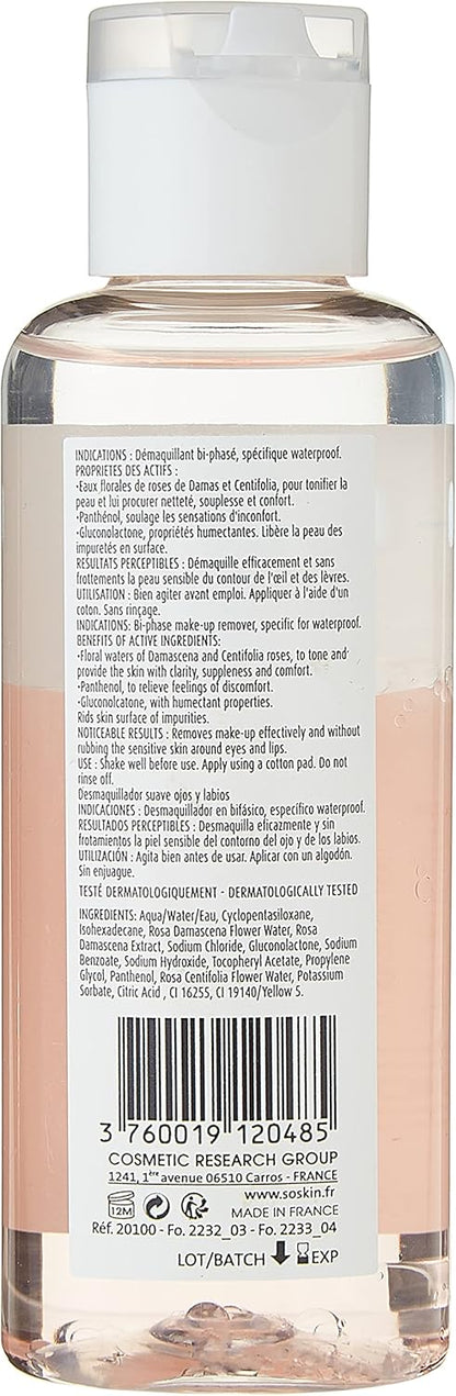 Soskin R+ Gentle Make-Up Remover Eye And Lip - 100ml Soskin