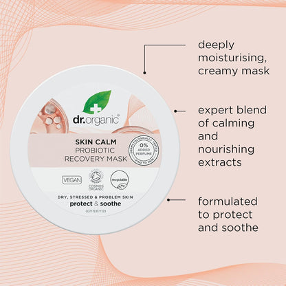 Dr.Organic Skin Calm Probiotic Recovery Mask - 100ml Dr.Organic