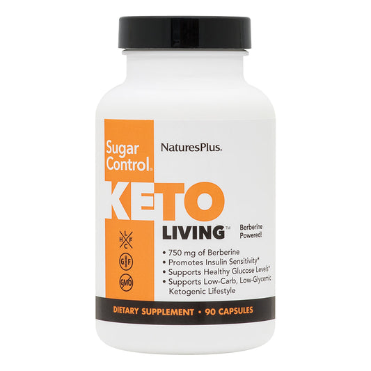 Natures Plus Keto living Sugar Control - 90 Capsules Natures Plus