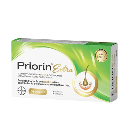Priorin Extra Hair Supplement - 60's Capsules Priorin