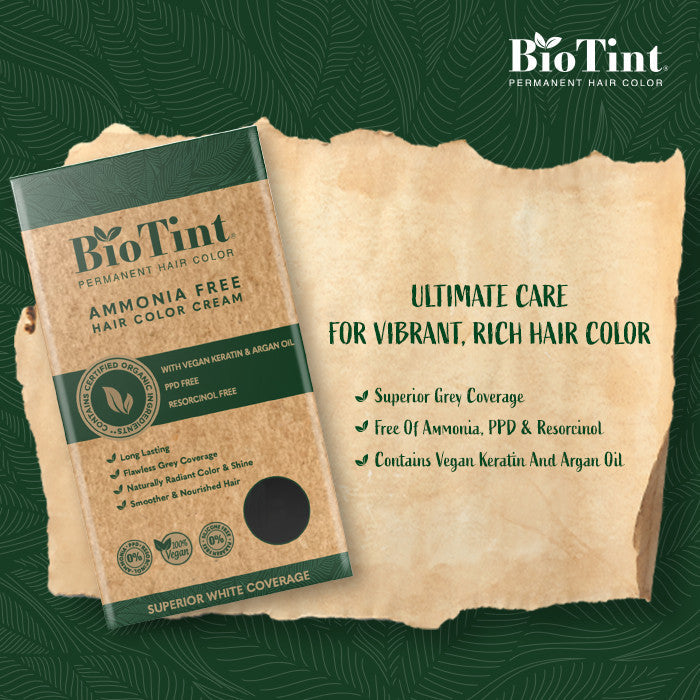 BioTint Permanent Hair Color - 3.0 Dark Brown BioTint