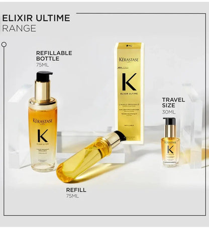 KERASTASE Elixir Ultime L'Huile Originale Refillable Hair Oil 75ml KERASTASE