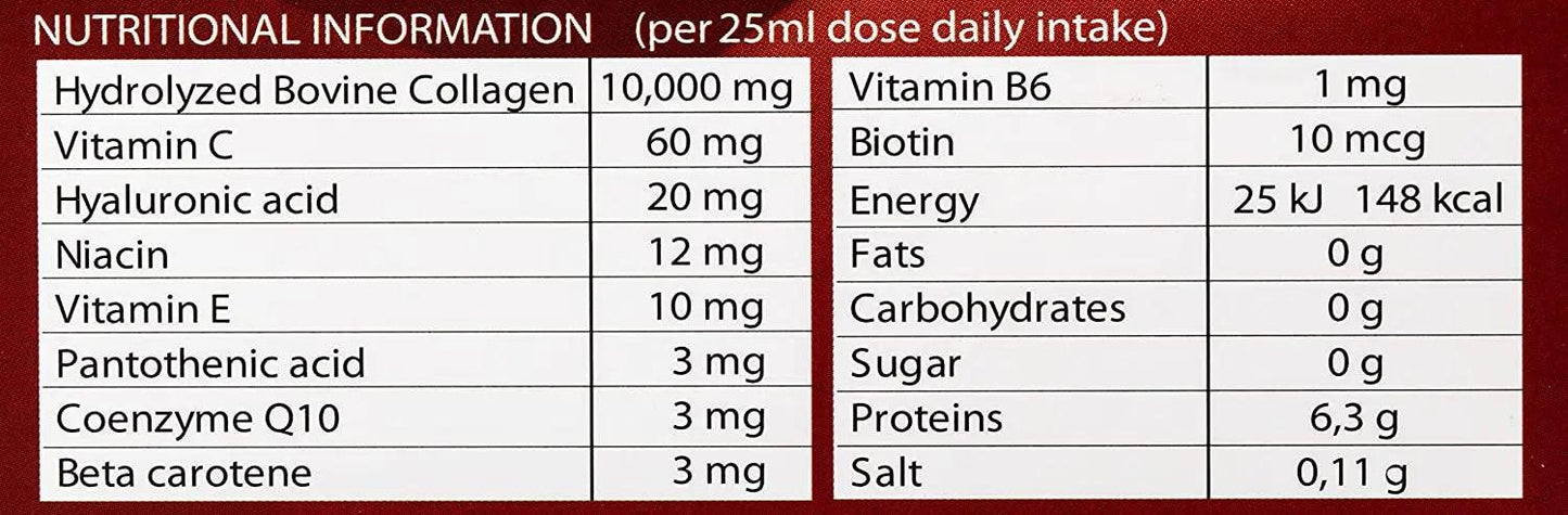 Sunshine Nutrition Platinum Collagen Derma Shots 20's x 25ml Sunshine Nutrition