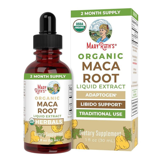 Mary Ruth's Organic Maca Root Herbal, 30 Ml, Supports Energy, Manage Stress Mary Ruth's