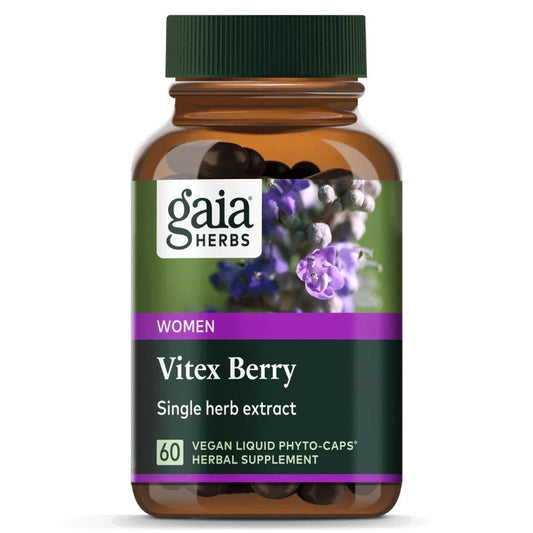Gaia Herbs Vitex Berry Women's Health Support - 60 Capsules Gaia Herbs