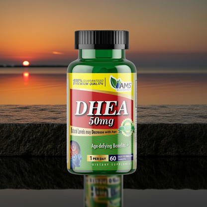 AMS DHEA 50 mg Tablets For Fertility Support, Pack of 60's AMS