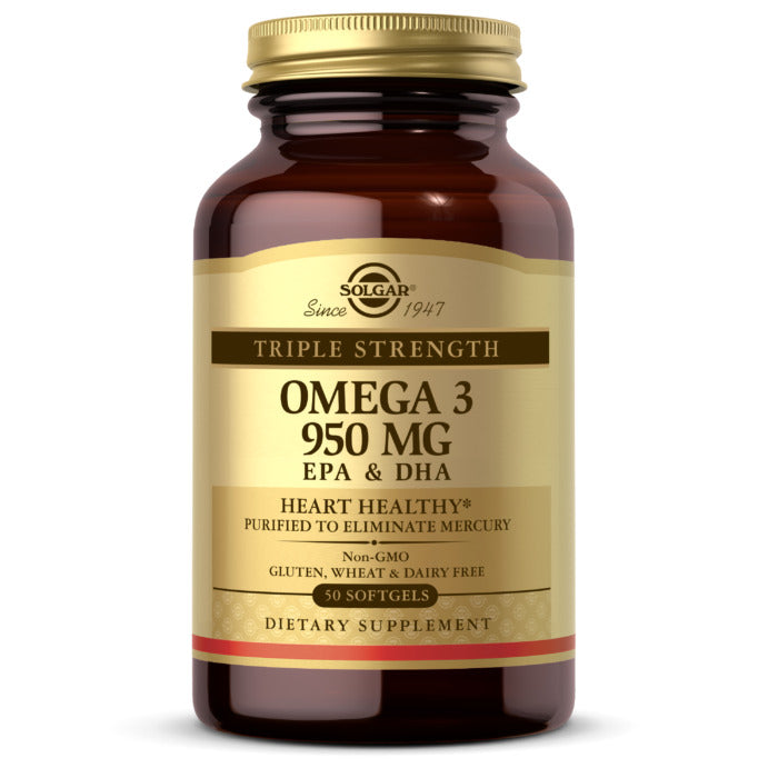 Solgar Triple Strength Omega-3, 950 mg - 50 Softgels Solgar
