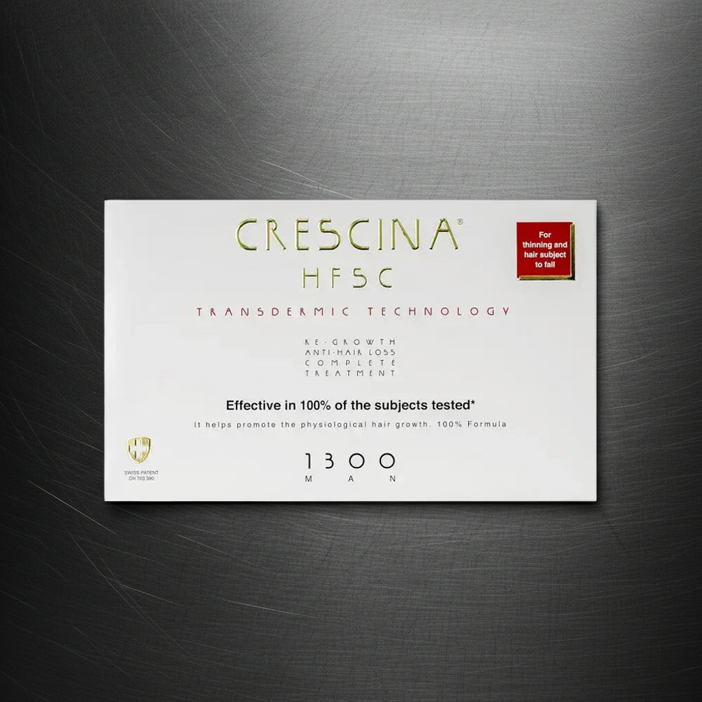 Crescina Crescina HFSC Transdermic 1300 Hair Vials for Men – 10+10 Vials - Image 1