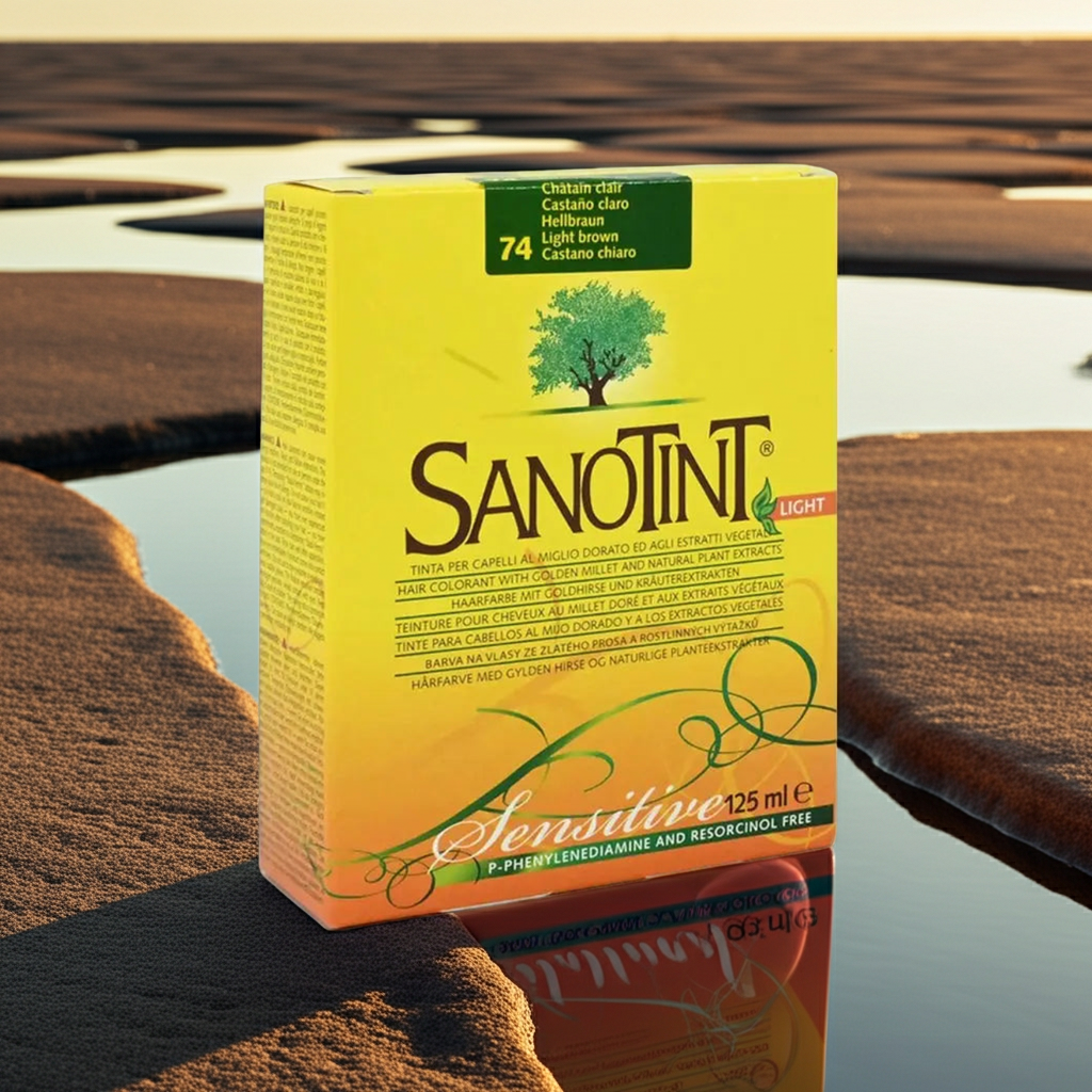 Sanotint Light Sensitive PPD Free Hair Color 74 Light Brown 125ml