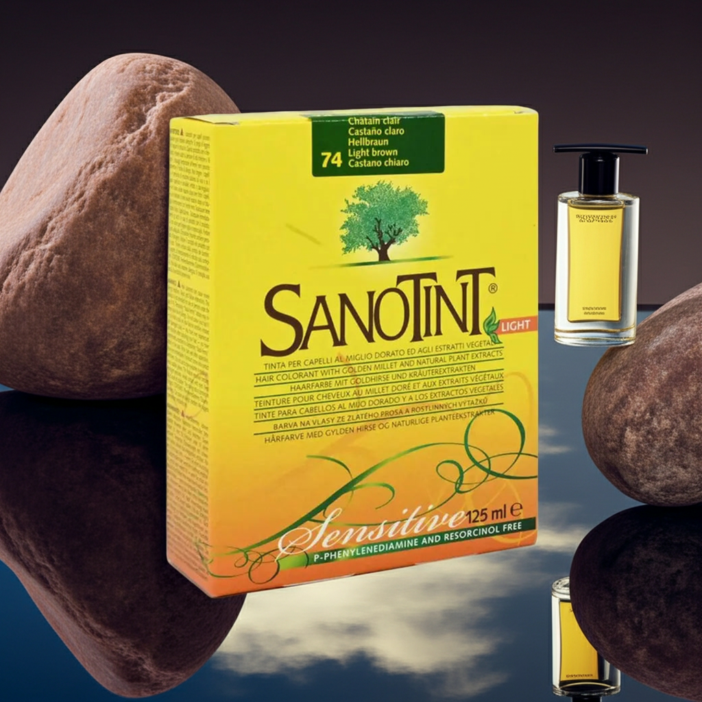 Sanotint Light Sensitive PPD Free Hair Color 74 Light Brown 125ml