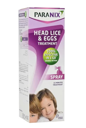 Paranix Head Lice & Eggs Treatment Spray 100 mL paranix