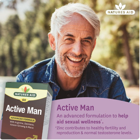 Natures Aid Active Man 60 Tablets Natures Aid