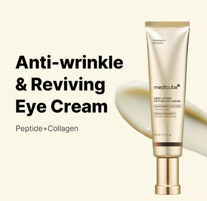 Medicube Deep Lifting Peptide Eye Cream 30ml – Firming & Brightening Eye Care