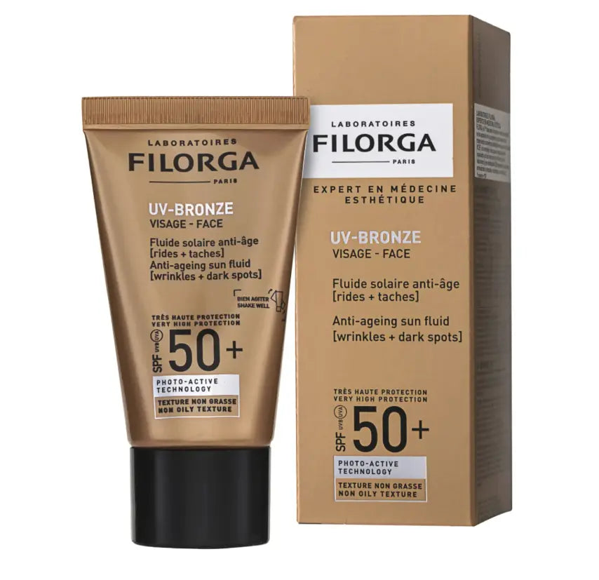 Filorga UV-Bronze Face Anti-Ageing Sun Fluid [Wrinkles + Dark Spots] SPF50+ 40ML Filorga
